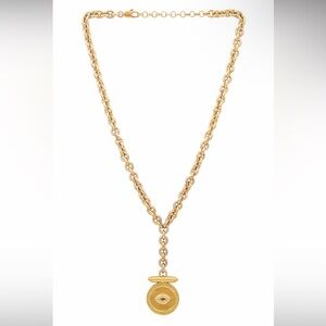REVOLVE Gold Eye Pendant Necklace